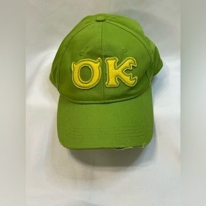 Disney Parks Pixar Monsters University Inc Oozma Kappa OK Frat Snapback Hat Cap